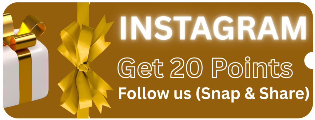 Follow us on Instagram. Earn more!!!